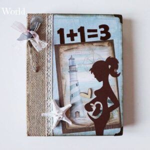 Diario de embarazo personalizado Marinero especial