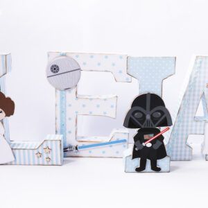 Letras comunión Star Wars Leia 6