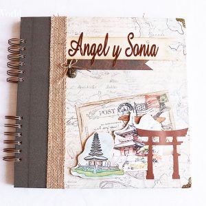 Libro de firmas boda personalizado Viajes