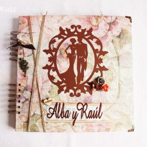 Libro de firmas boda personalizado Vintage