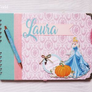 Libro de firmas comunión niña personalizado princesas