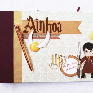Libro de firmas comunión personalizado Harry Potter