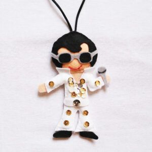 Muñeco Elvis para el coche