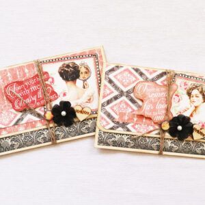 Sobre regalo dinero boda vintage