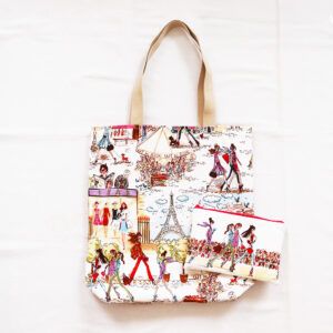 Tote bag con neceser París chic 1